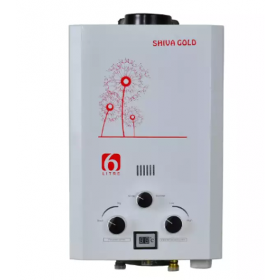 Shiva Gold 6 Ltr. Gas Geyser Double Relay